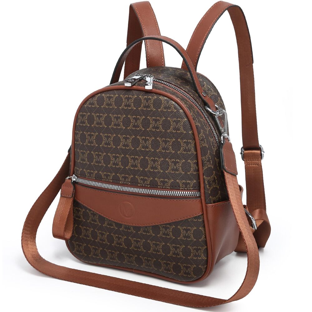 5051 Mini Backpack Purse Multi Pocket Small Backpacks Convertible Shoulder